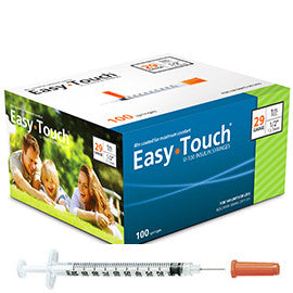 EasyTouch Insulin Syringe - 29G 1CC 1/2in - BX 100