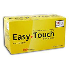 EasyTouch Pen Needle - 31G 5/16" - BX 100