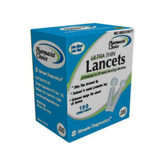Pharmacist Choice Twist Top 33G Lancets 100s